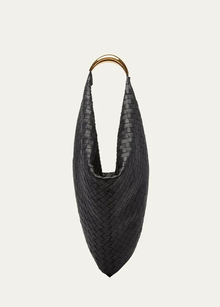 The Foulard Intrecciato Leather Shoulder Bag