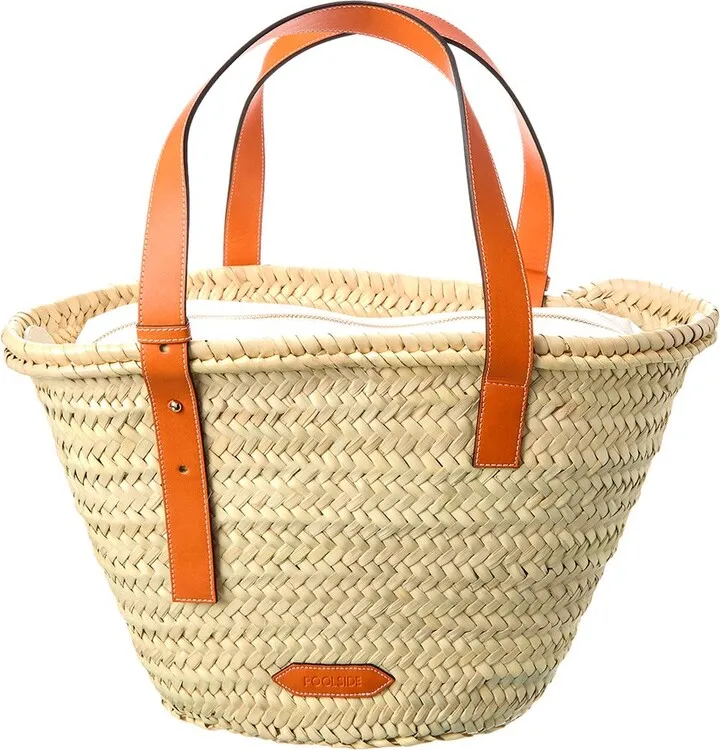 Poolside The Essaouira Medium Straw Tote