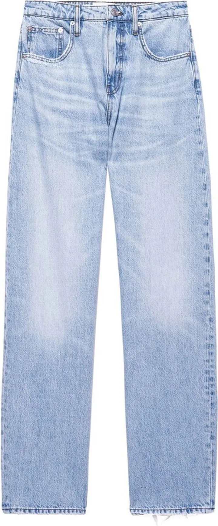 Barrel-Leg High-Waisted Jeans