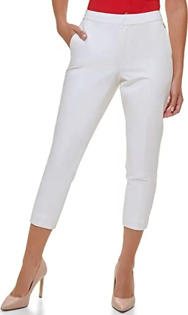 Tommy Hilfiger Dress Pants – Straight-Legged Trousers for Women with Elastic Waist