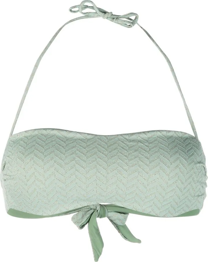 Herringbone-Pattern Bikini Top
