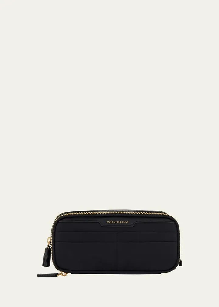 Recycled Nylon & Leather Pencil Case