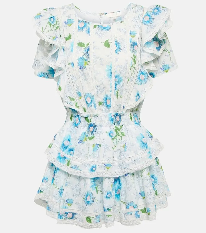 Natasha floral cotton minidress