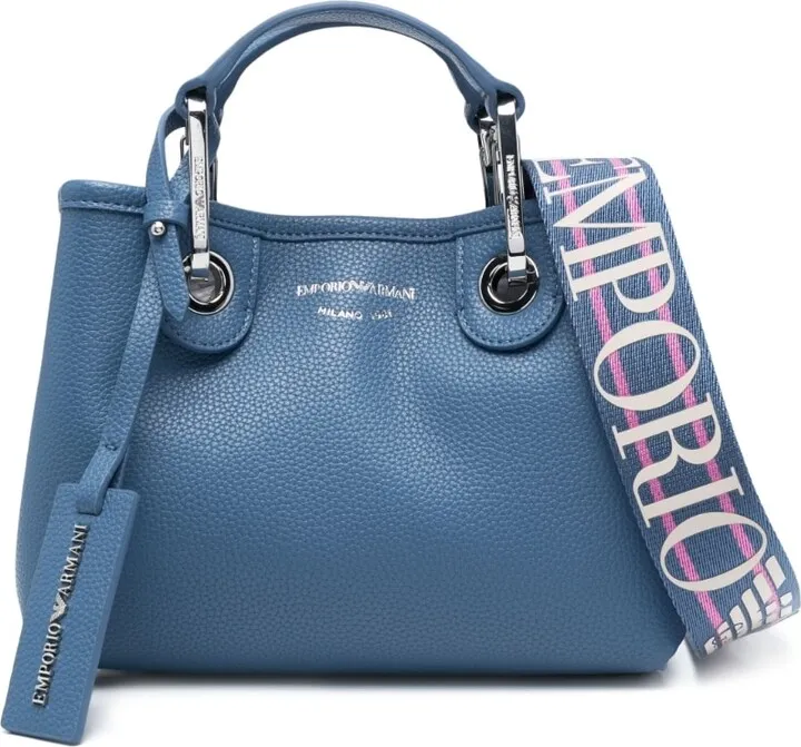 Logo-Embossed Tote Bag