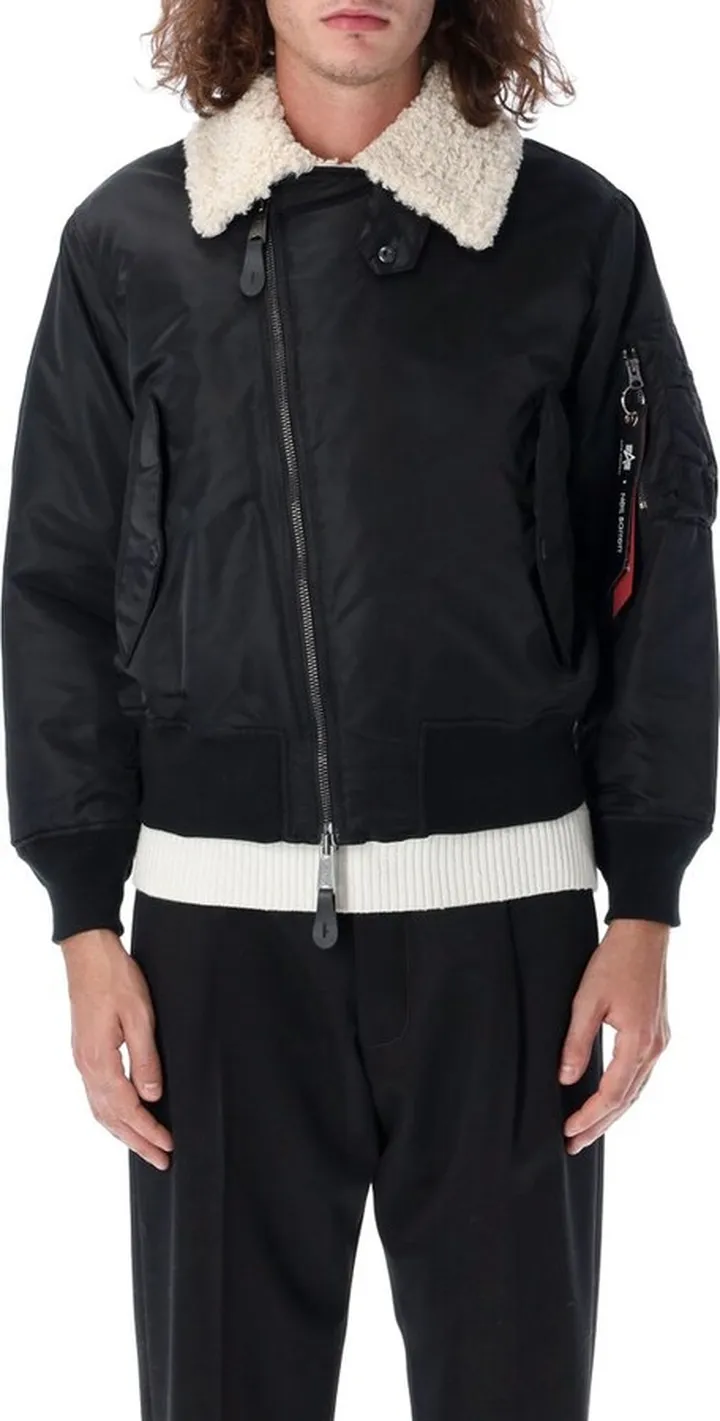 Neil Barrett X Alpha Industries Ma-1 Zipped Bomber Jacket