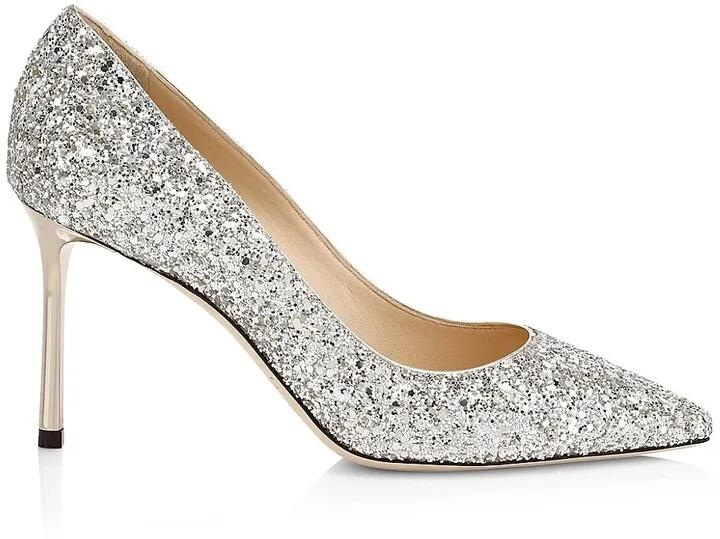 Romy 100MM Glitter Pumps