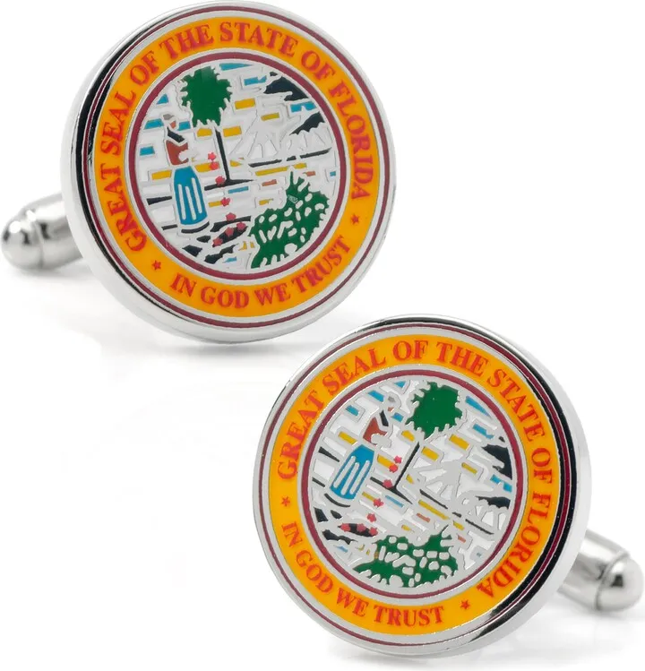 Florida Seal Cuff Links