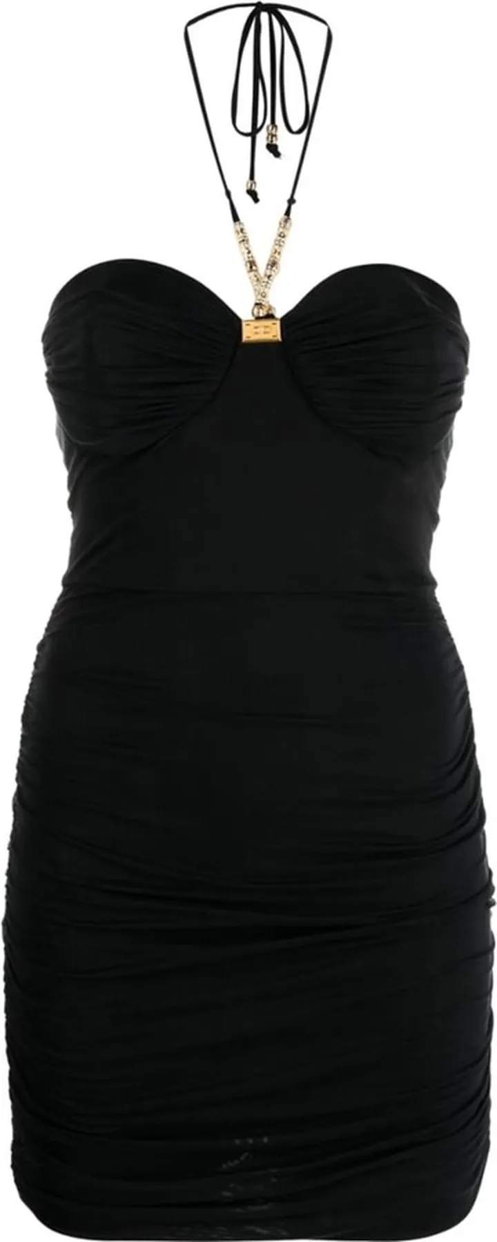 Bustier-Style Ruched Minidress