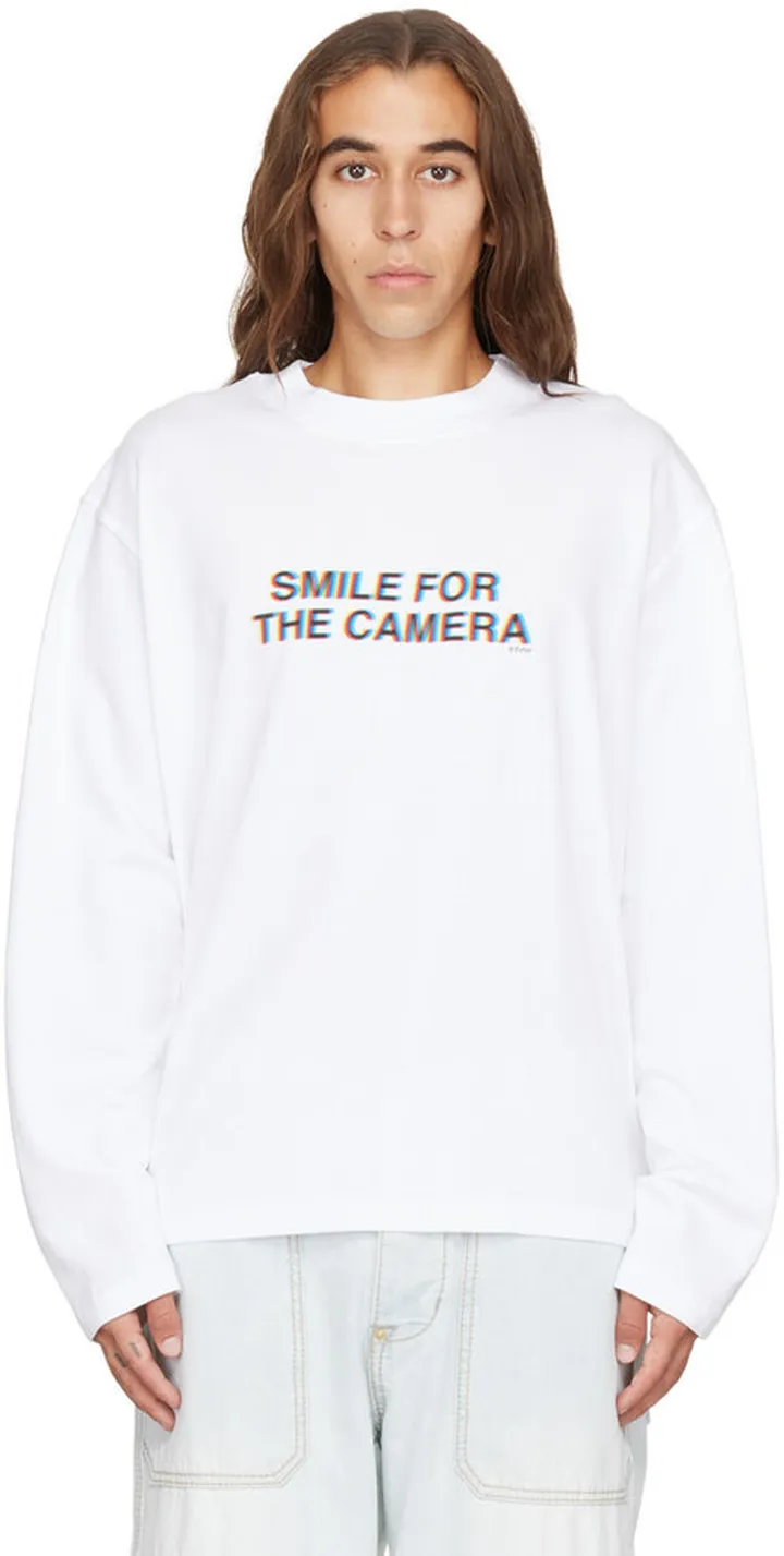 Eytys SSENSE Exclusive White Compton Long Sleeve T-Shirt