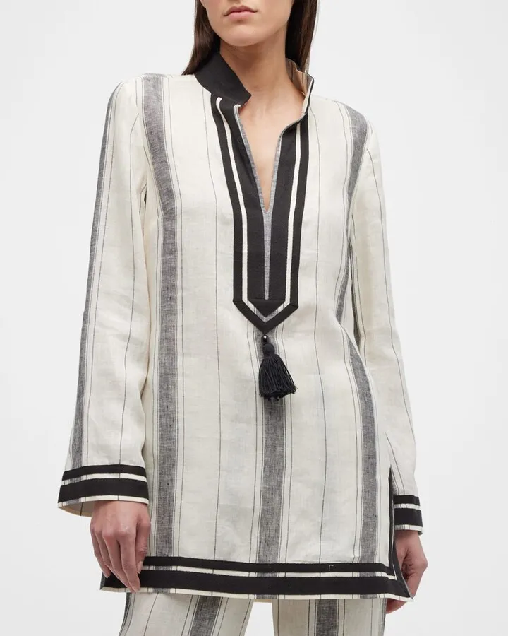 Striped Linen Tory Tunic