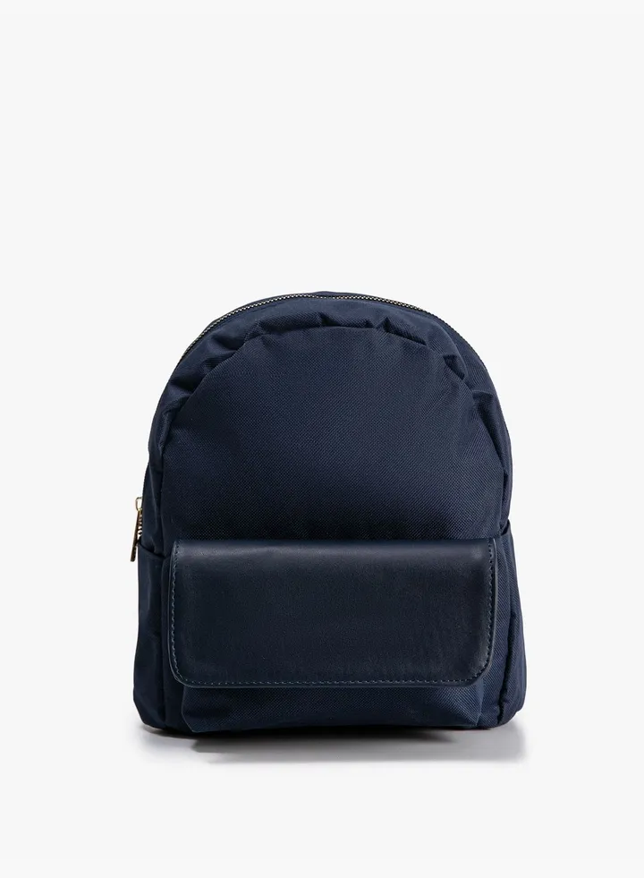 Faux Leather Backpack