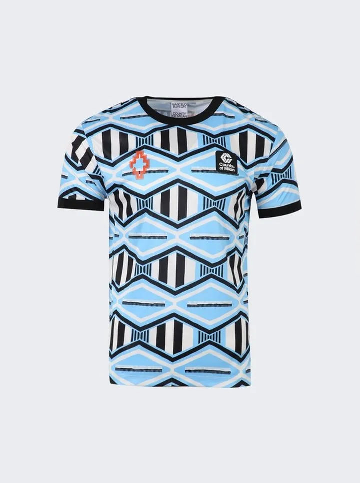 Folk Sport Football T-shirt Light Blue
