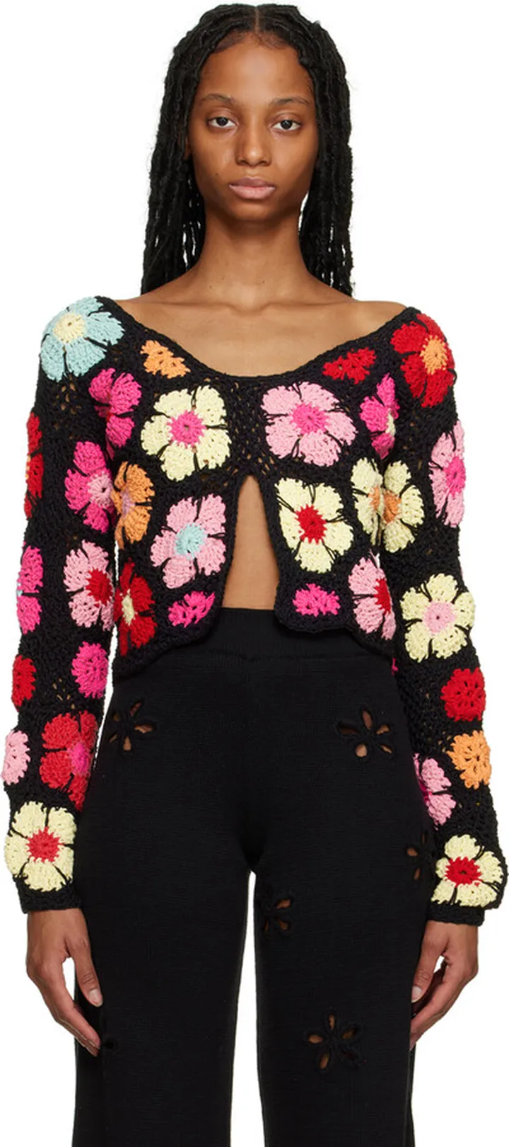 Tach SSENSE Exclusive Black Artemisa Cardigan