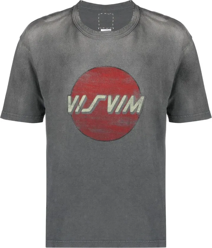 Grey Jumbo Crash Logo T-Shirt