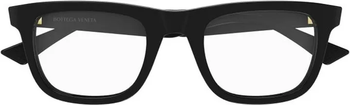 Bottega Veneta Eyewear Logo Plaque Rectangular-Frame Glasses