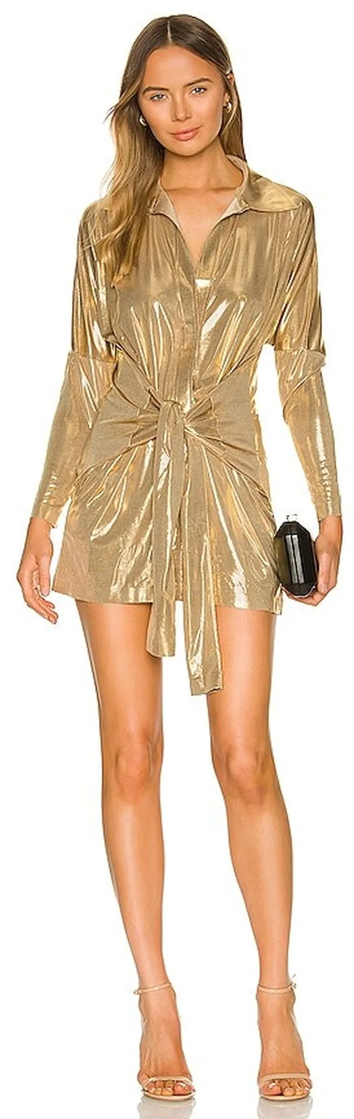 TY Front NK Shirt Mini Dress