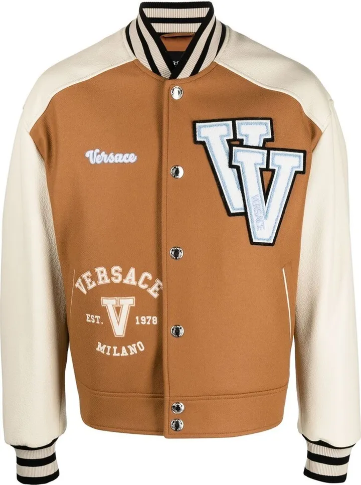 Appliqué-Logo Bomber Jacket
