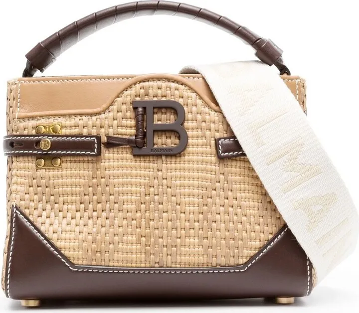 B-Buzz 22 raffia tote bag