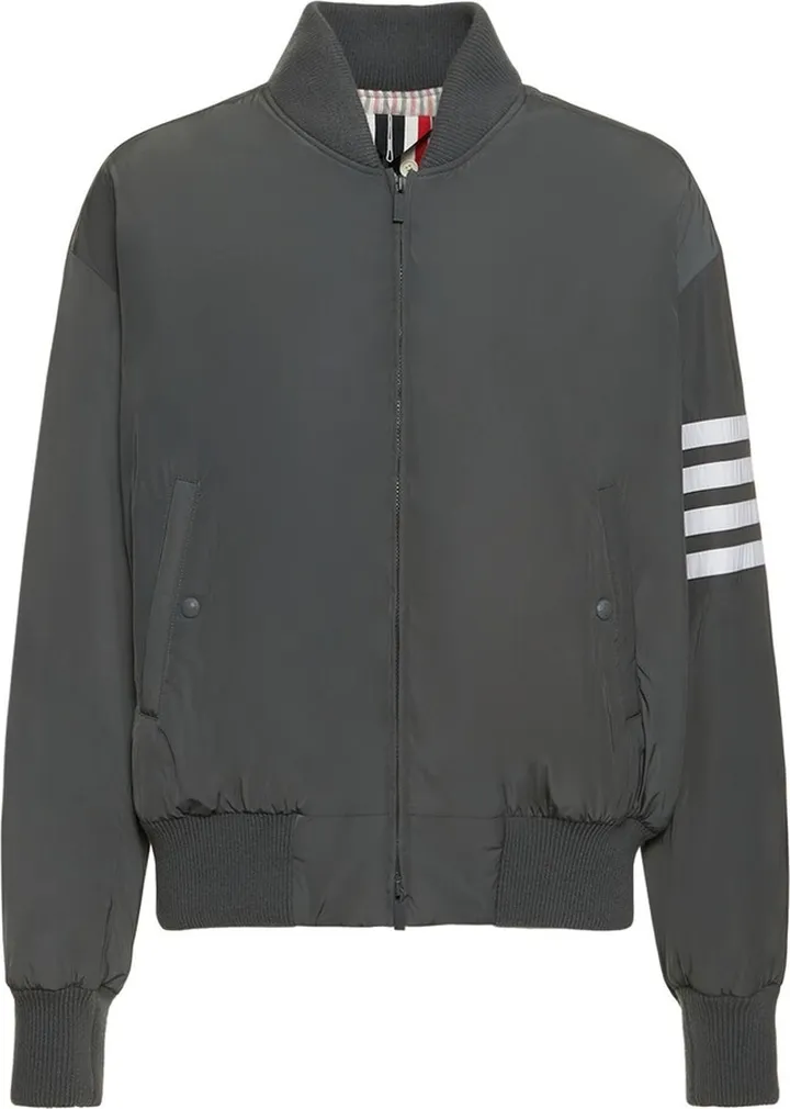 Oversized bomber down jacket