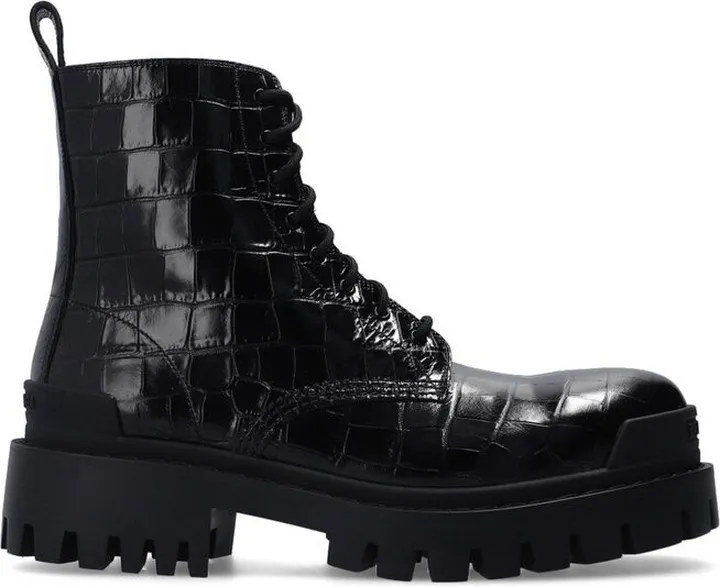 Balenciaga Strike Lace-Up Boots