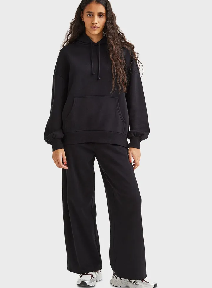 Pocket Detail Oversized Hoodie