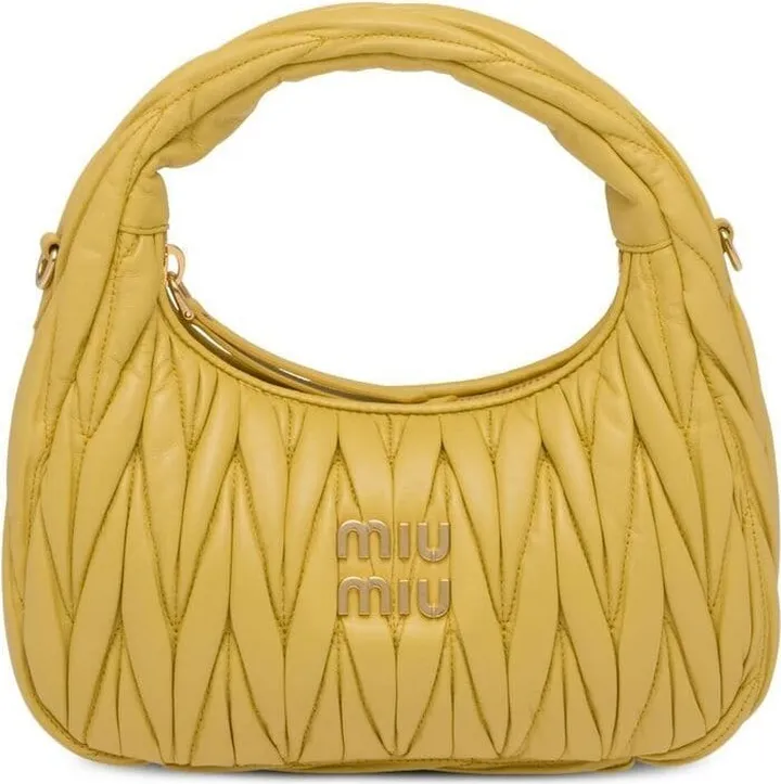Miu Wander matelassé mini shoulder bag