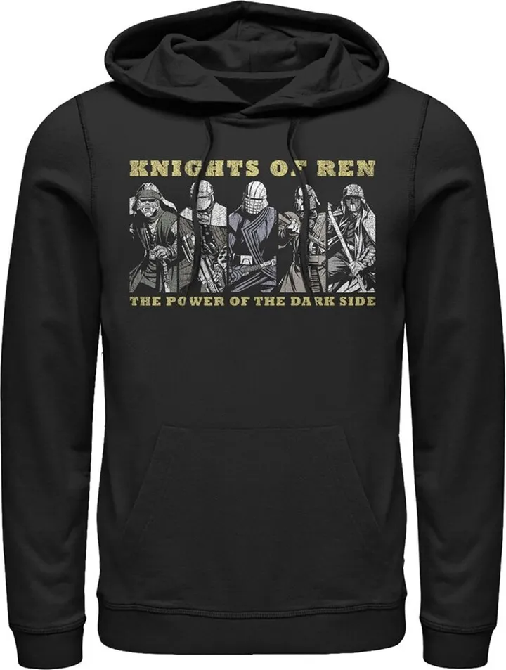 Men's Star Wars: The Rise of Skywalker Knights of Ren Power Pull Over Hoodie - Black - X Large