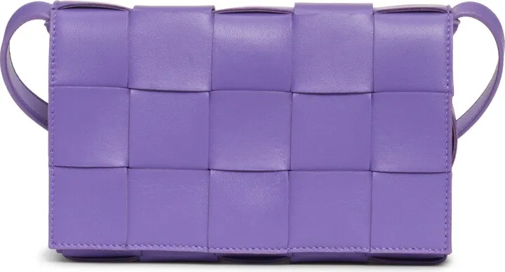 Intrecciato Leather Crossbody Bag