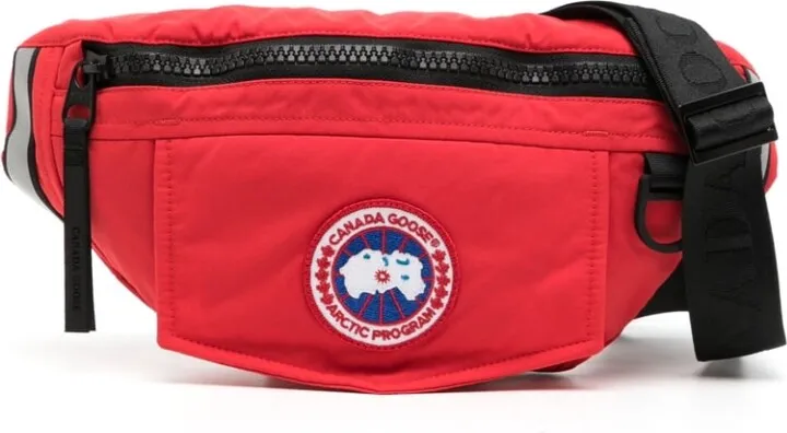 Emblem-Patch Belt Bag