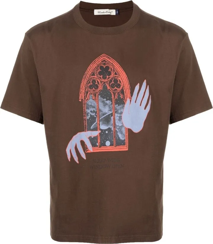 graphic-print cotton T-shirt