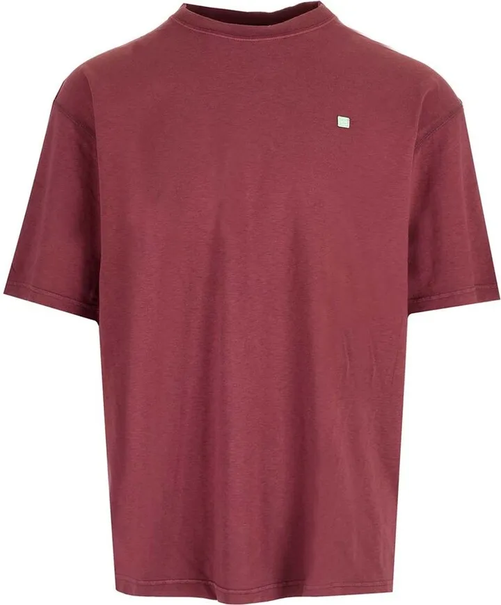 Acne Studios Face Patch Crewneck T-Shirt