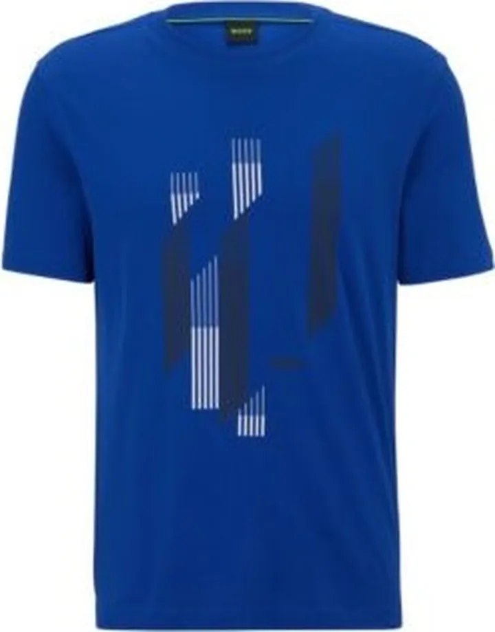 Cotton-jersey T-shirt with seasonal artwork