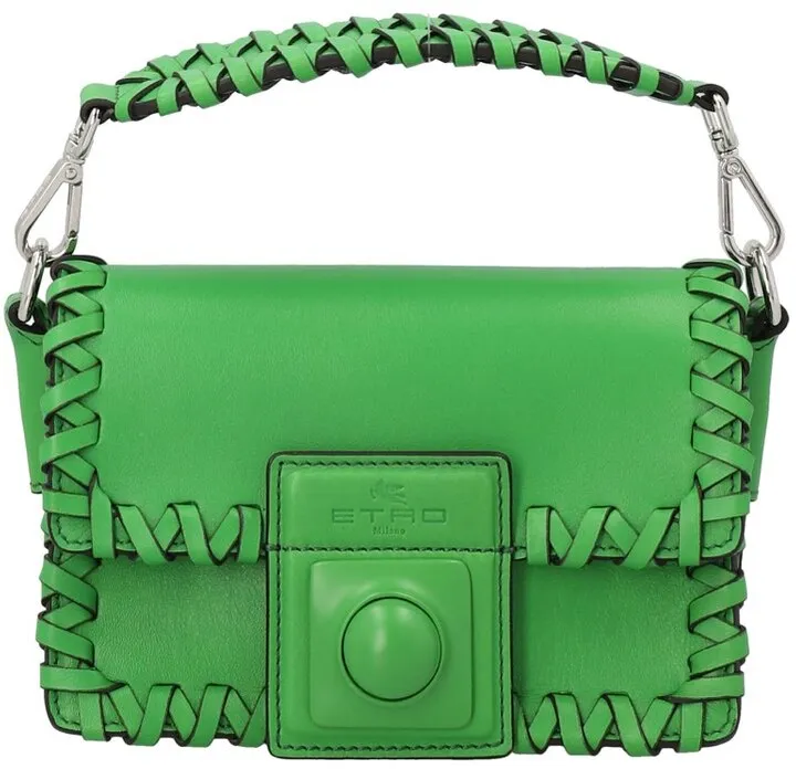 Etro Logo Embossed Crossbody Bag
