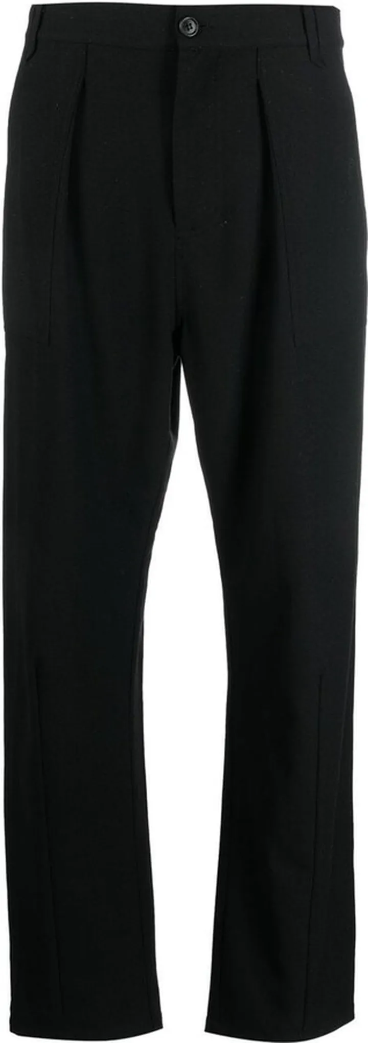 Cinnamon high-waist trousers