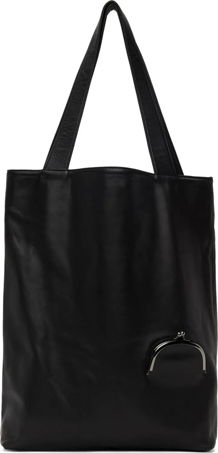 Yohji Yamamoto Black Discord Large Tote