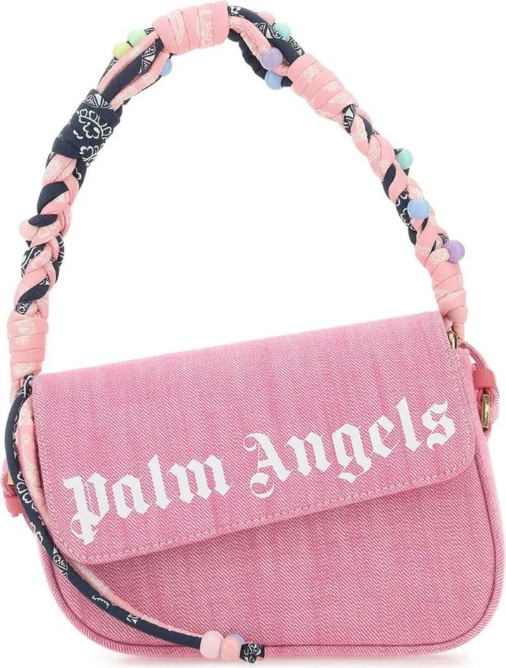 Palm Angels Crash Bead Embellished Shoulder Bag