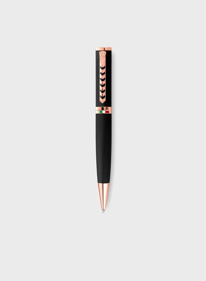 Trofeo Matte Black & Rose Gold Finish Pen