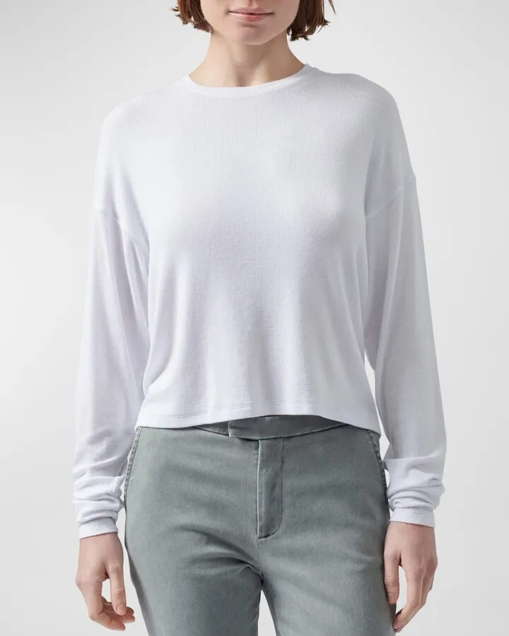 Long-Sleeve Boxy Tee