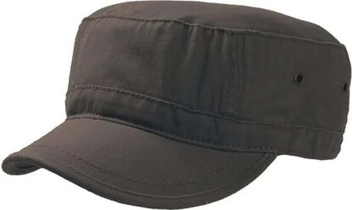 Atlantis Atlantis Chino Cotton Urban Military Cap (Pack of 2) (Brown) - Brown