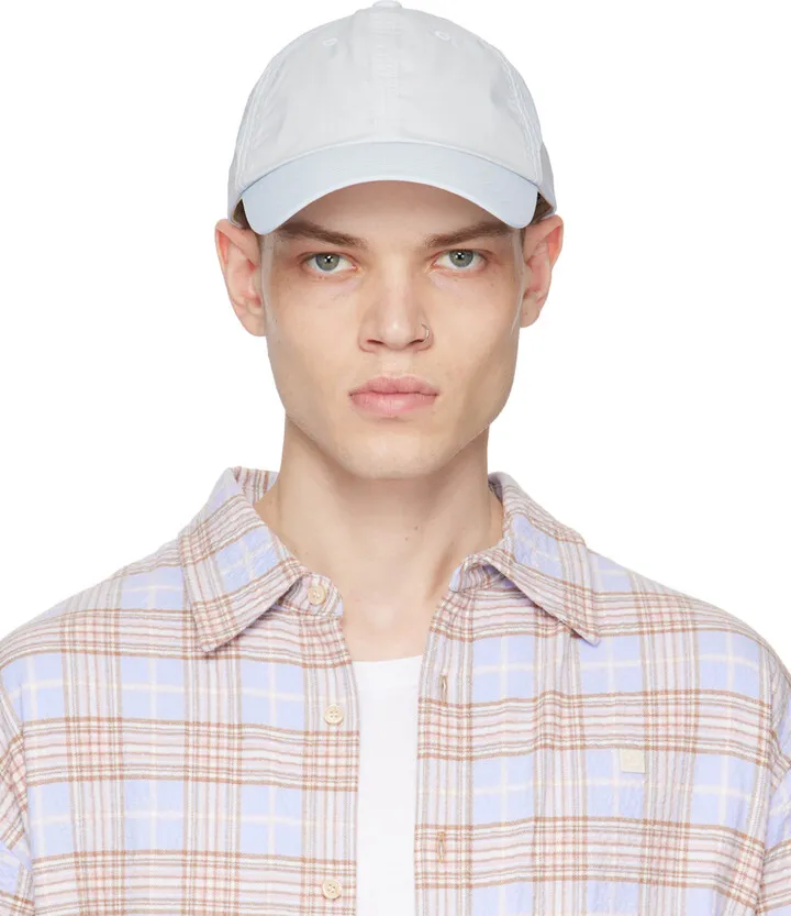 Acne Studios Blue Paneled Cap