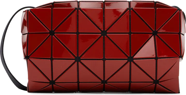 Bao Bao Issey Miyake Red Carton Crossbody Bag