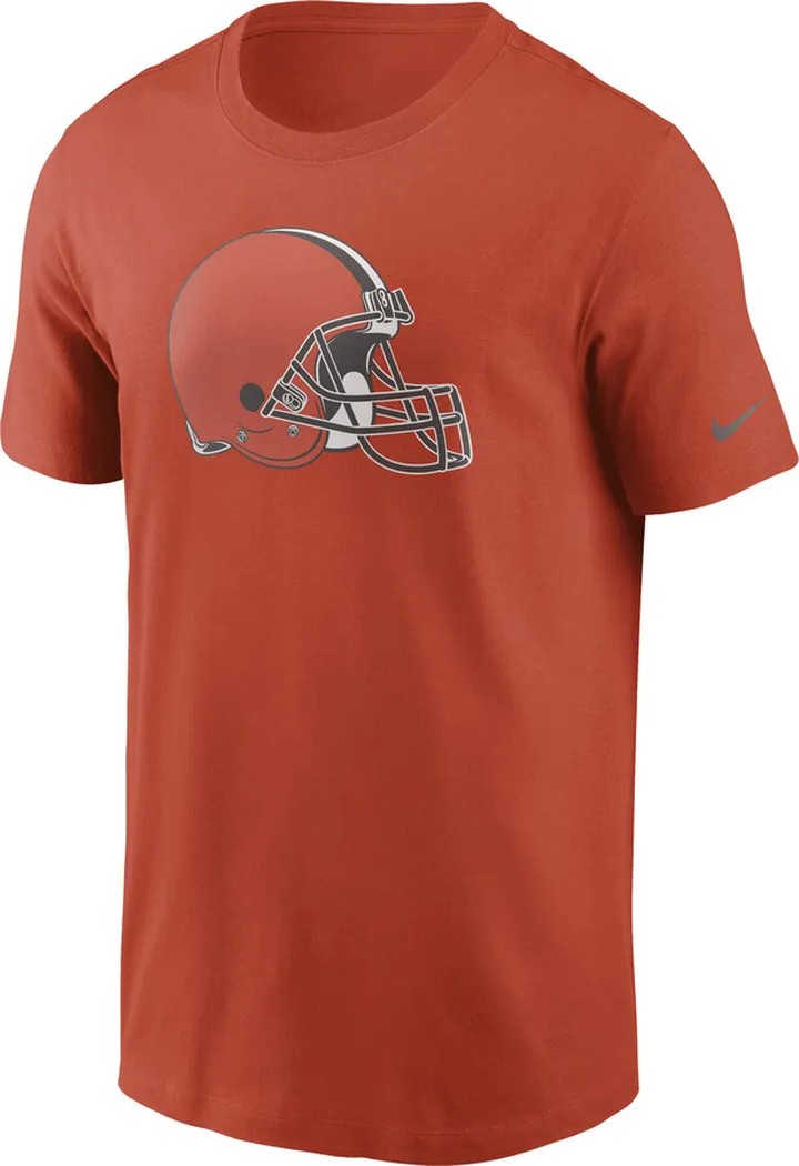 Nike Men's Logo Essential (NFL Cleveland Browns) T-Shirt in Orange