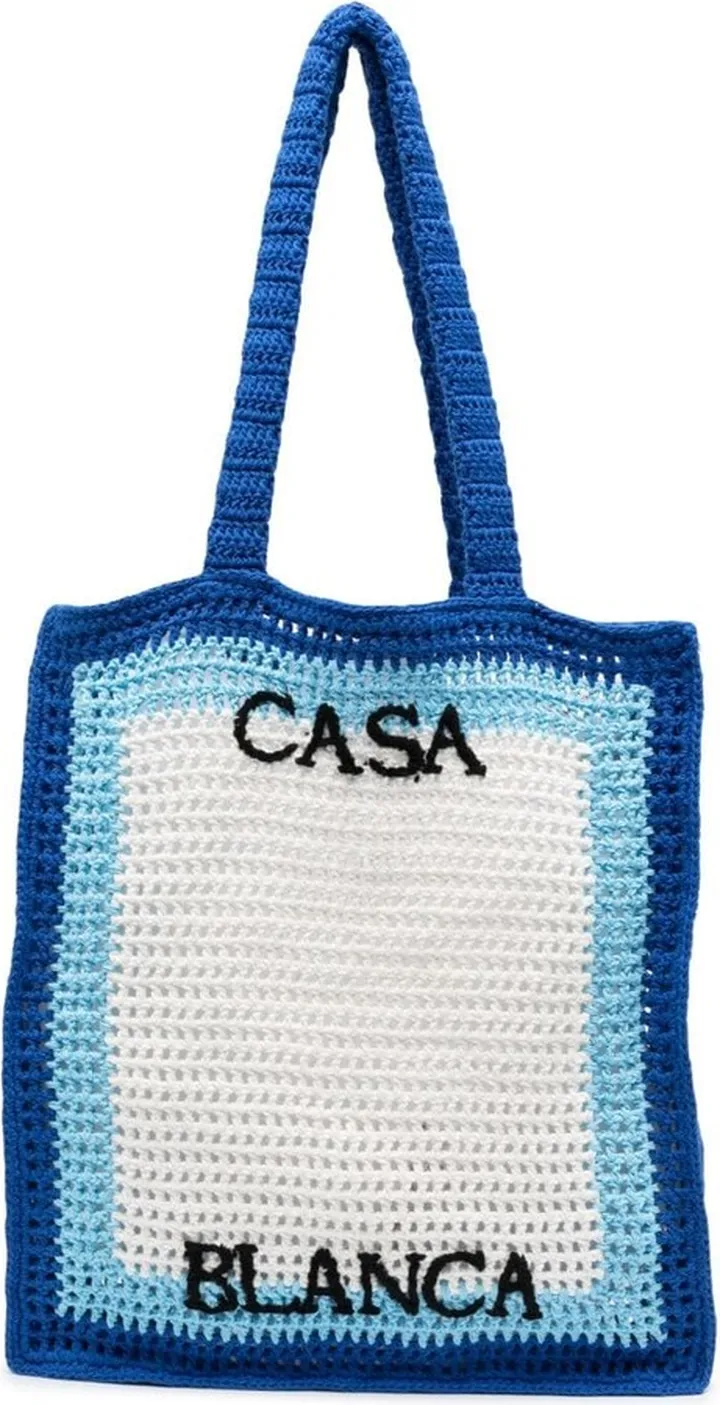 Atlantis crochet-knit tote bag