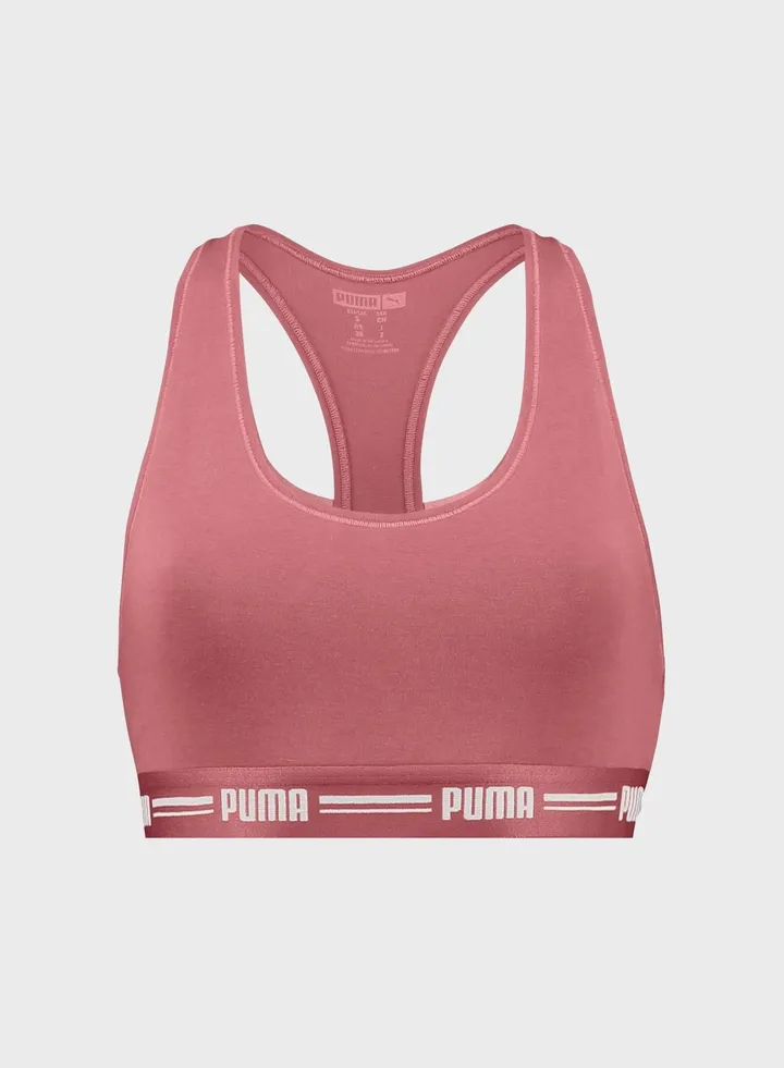Logo Racerback Bra