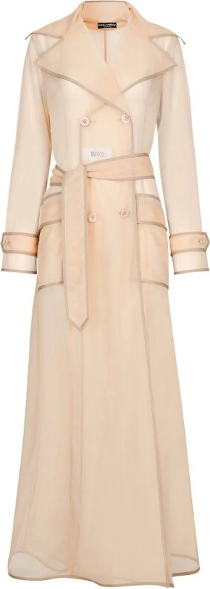 Dolce & Gabbana Kim Dolce & Gabbana Semi-Sheer Trench Coat