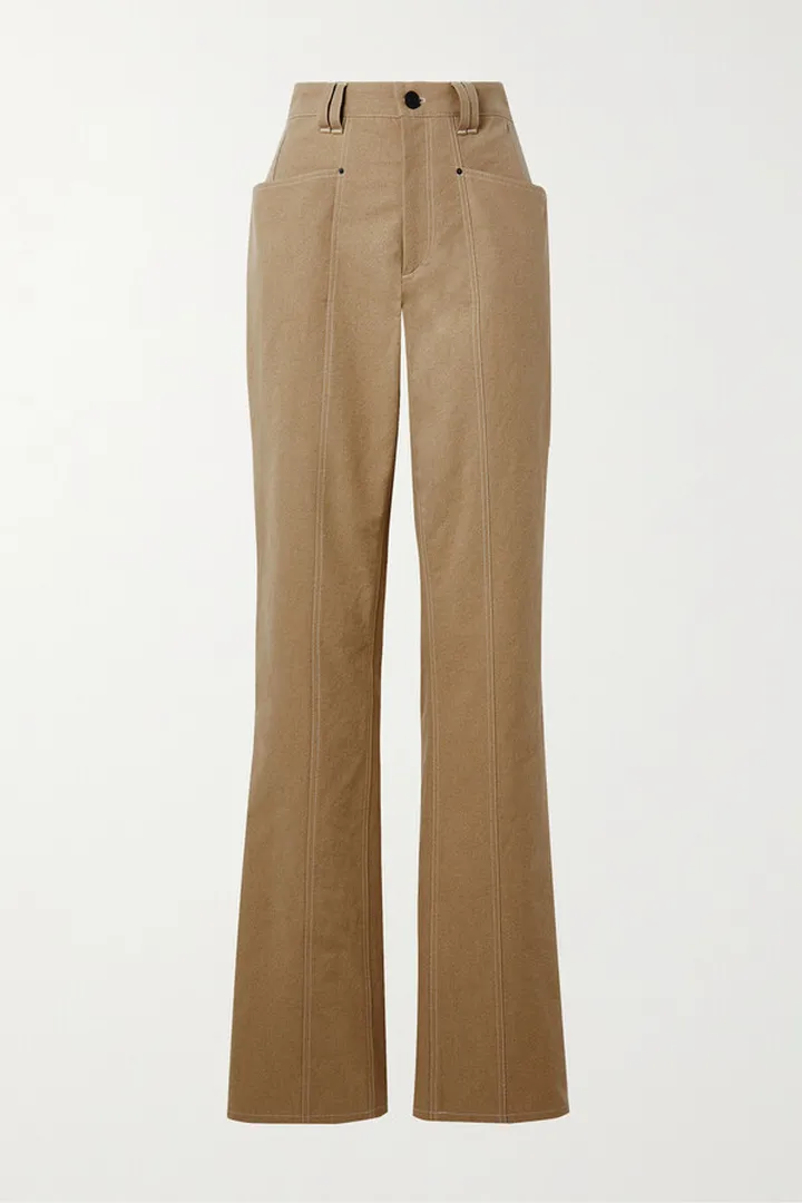 Isabel Marant - Vokayae Cotton Straight-leg Pants - Green