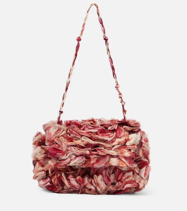 Gathered shoulder bag