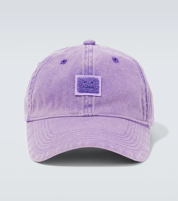 Logo denim cap