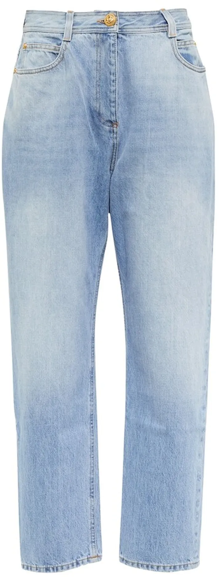High-rise boyfriend jeans