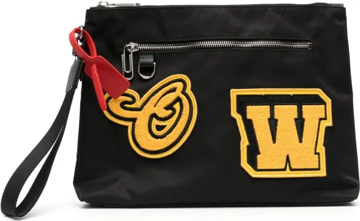 Hard Core Patches clutch bag